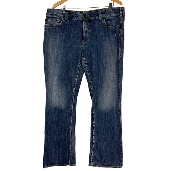 Silver Jeans Julia Boot Cut Denim Women 20 Mid Rise Medium Wash Inseam 31" - Picture 1 of 9